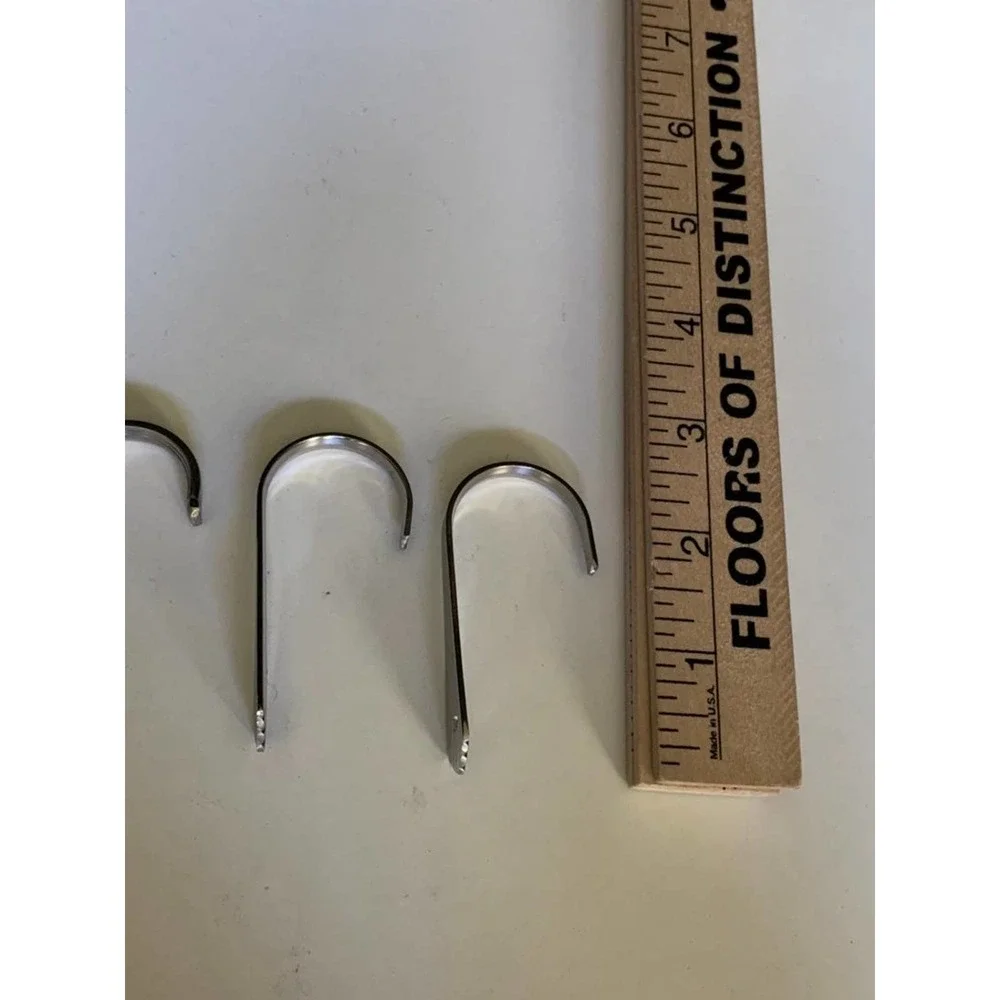 5 Spoon Handle Hooks for Keys Hooks Mini Flatware Garnet Hangers Metal Decor.